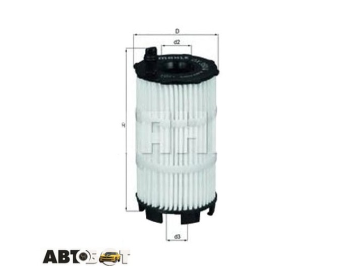 Масляный фильтр MAHLE OX 350/4D, цена: 1 425 грн.