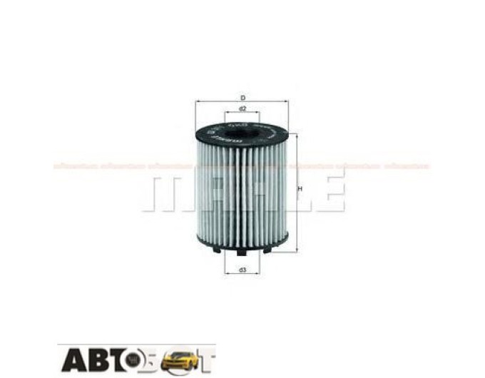Фільтр оливи MAHLE OX 371D, ціна: 449 грн.