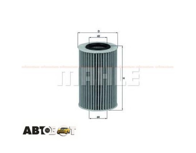 Фільтр оливи MAHLE OX 436D, ціна: 396 грн.