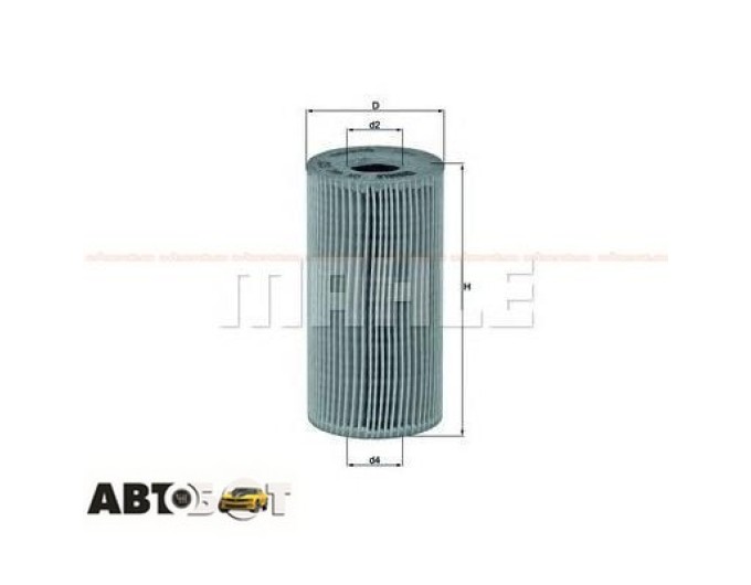 Масляный фильтр MAHLE OX 441D, цена: 575 грн.