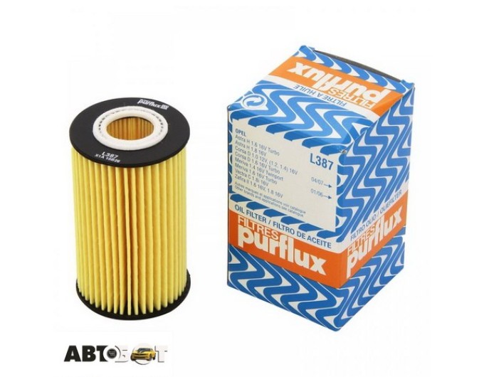 Фільтр оливи PURFLUX L387, ціна: 316 грн.