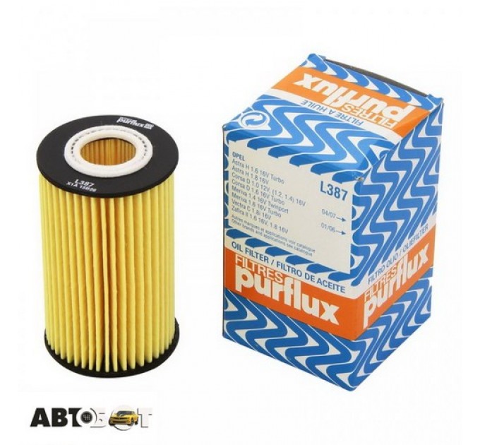 Масляный фильтр PURFLUX L387, цена: 220 грн.