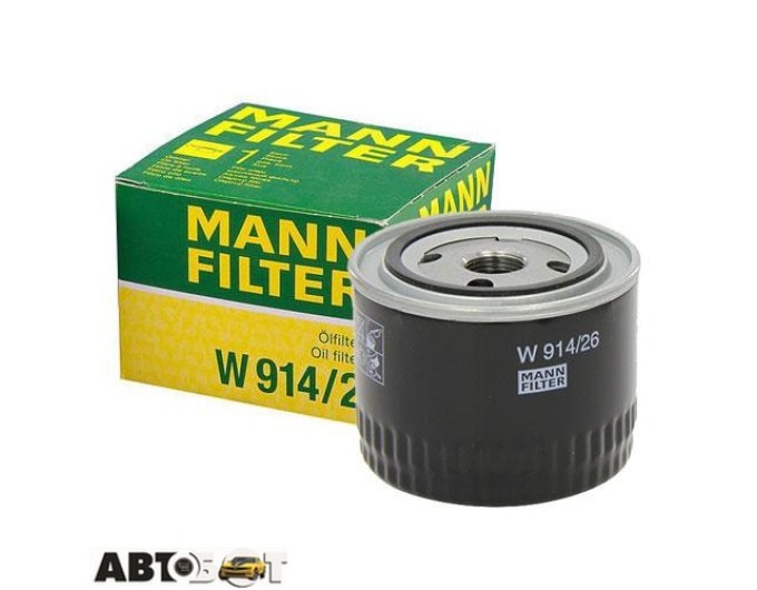 Фільтр оливи MANN W 914/26, ціна: 462 грн.