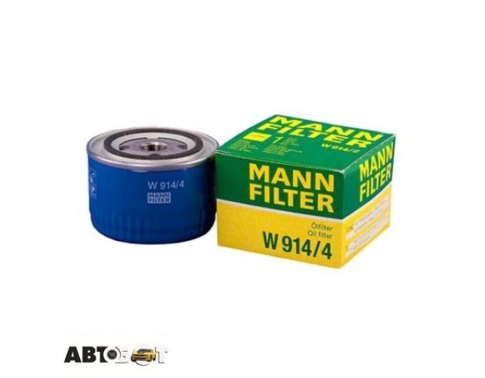 Фільтр оливи MANN W 914/4, ціна: 595 грн.