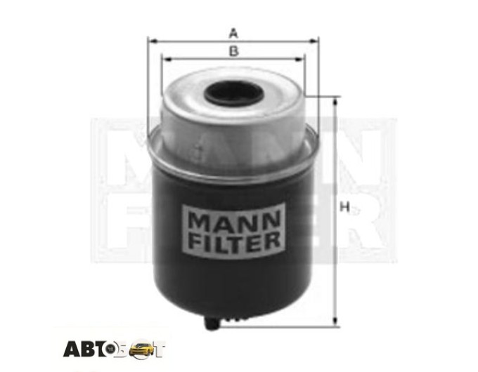 Паливний фільтр MANN WK 8114, ціна: 2 151 грн.