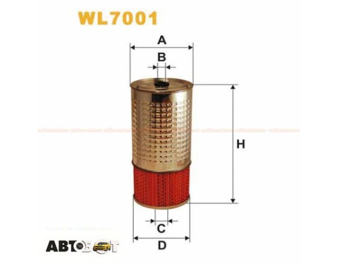 Масляный фильтр WIX WL7001, цена: 321 грн.