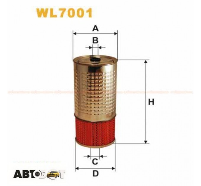 Фільтр оливи WIX WL7001, ціна: 277 грн.