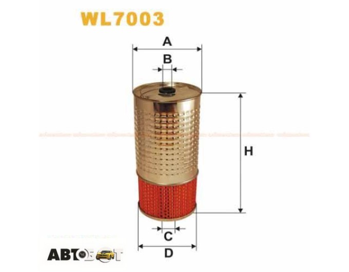 Масляный фильтр WIX WL7003, цена: 370 грн.