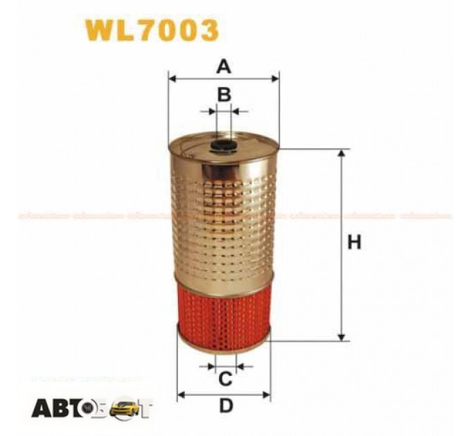 Фільтр оливи WIX WL7003, ціна: 324 грн.