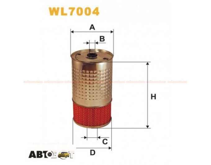 Масляный фильтр WIX WL7004, цена: 288 грн.