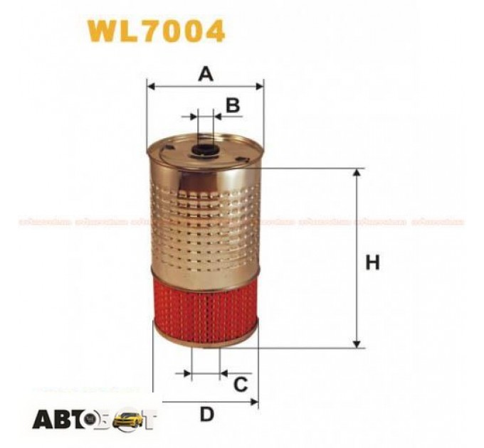 Фільтр оливи WIX WL7004, ціна: 269 грн.