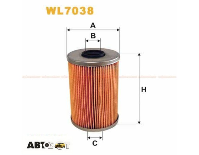 Масляный фильтр WIX WL7038, цена: 264 грн.