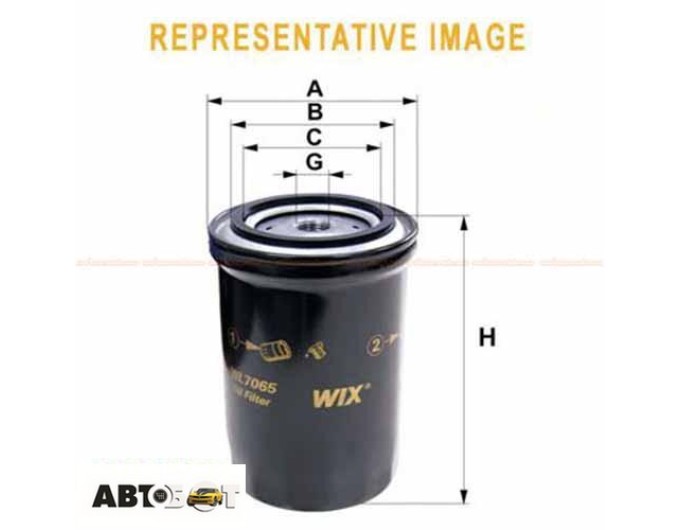 Фільтр оливи WIX WL7065, ціна: 581 грн.