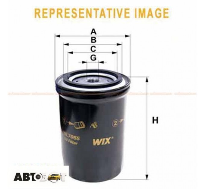 Масляный фильтр WIX WL7065, цена: 460 грн.