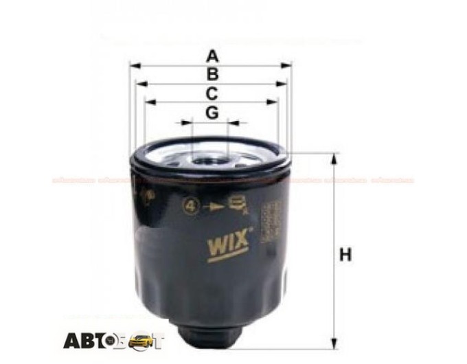 Фільтр оливи WIX WL7133, ціна: 546 грн.
