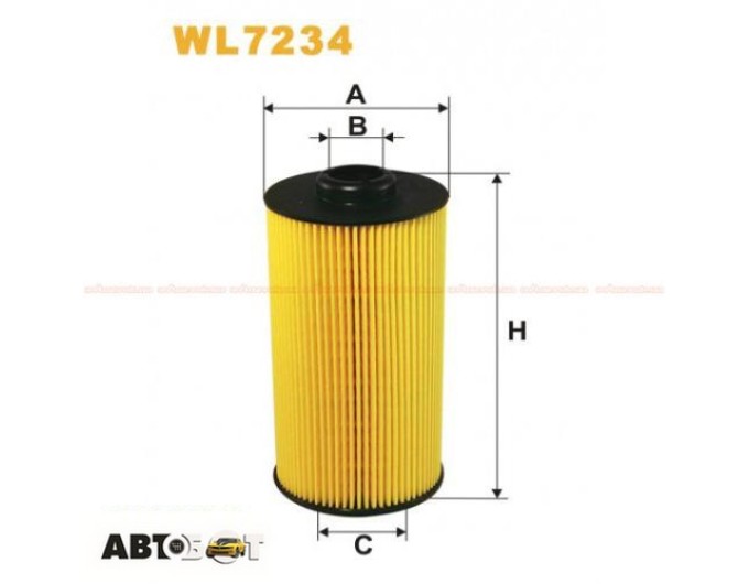 Масляный фильтр WIX WL7234, цена: 358 грн.