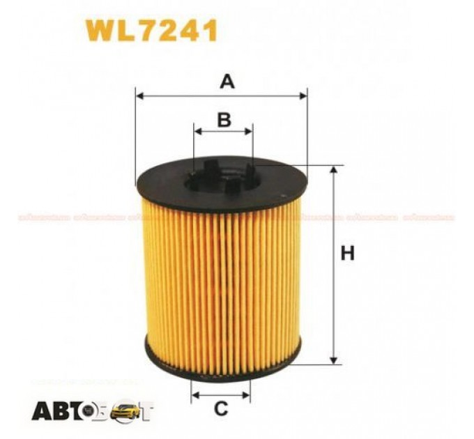 Фільтр оливи WIX WL7241, ціна: 116 грн.