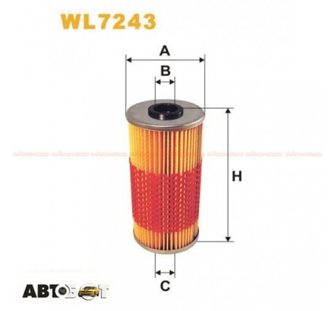 Фільтр оливи WIX WL7243, ціна: 277 грн.