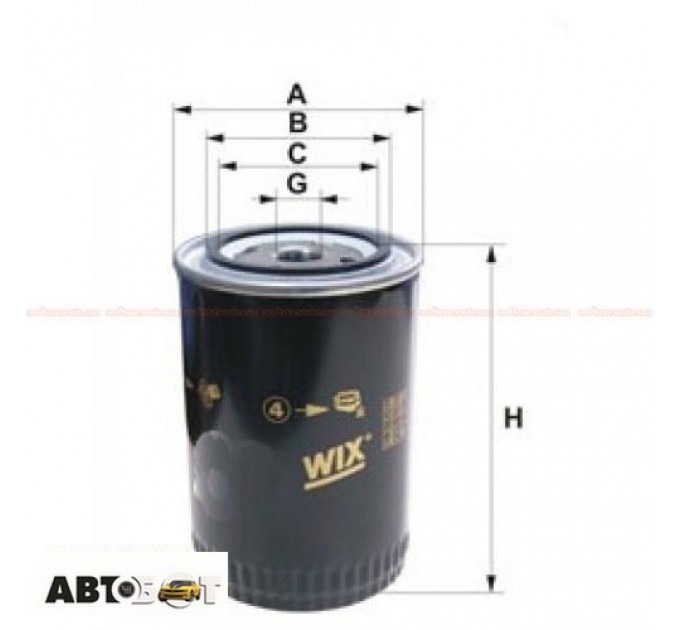 Масляный фильтр WIX WL7252, цена: 224 грн.