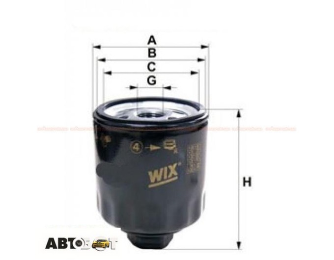 Фільтр оливи WIX WL7277, ціна: 795 грн.