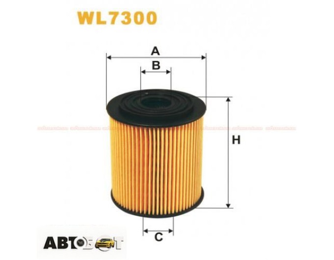 Фільтр оливи WIX WL7300, ціна: 257 грн.