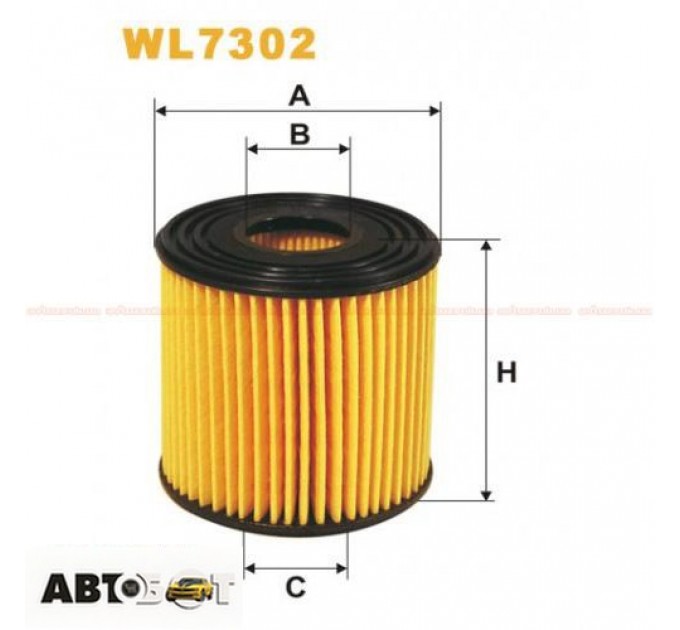 Фільтр оливи WIX WL7302, ціна: 178 грн.