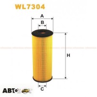 Фільтр оливи WIX WL7304