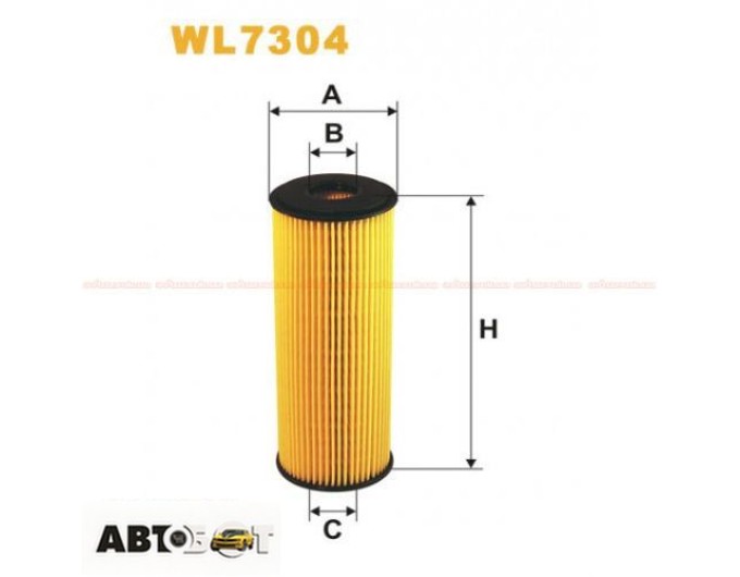 Фільтр оливи WIX WL7304, ціна: 242 грн.