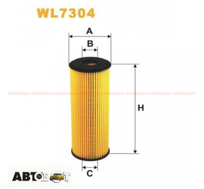 Масляный фильтр WIX WL7304, цена: 205 грн.