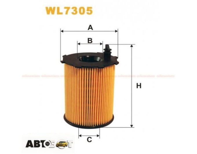 Фільтр оливи WIX WL7305, ціна: 354 грн.