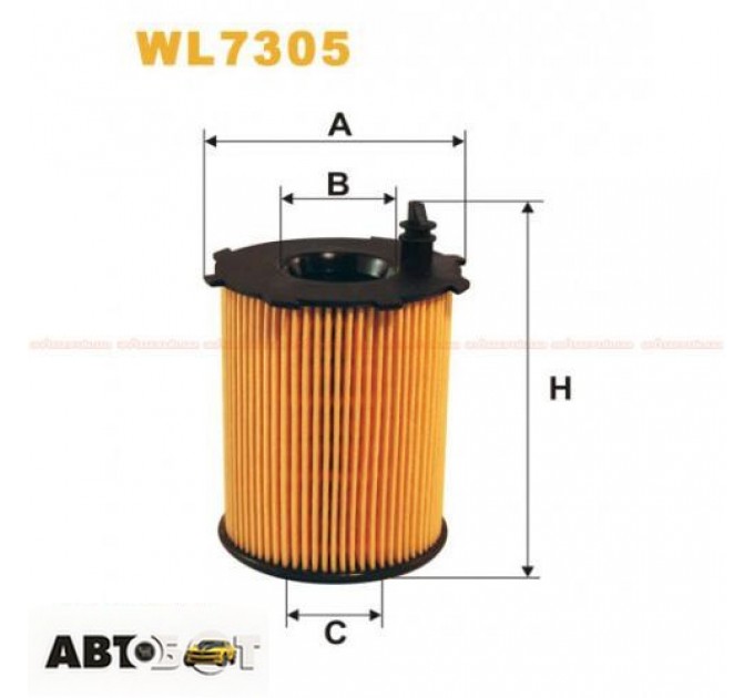 Фільтр оливи WIX WL7305, ціна: 283 грн.