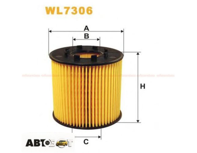 Фільтр оливи WIX WL7306, ціна: 248 грн.