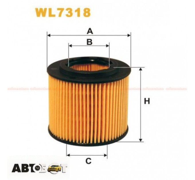 Фільтр оливи WIX WL7318, ціна: 194 грн.