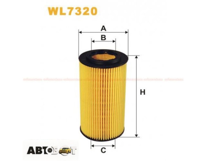 Масляный фильтр WIX WL7320, цена: 282 грн.