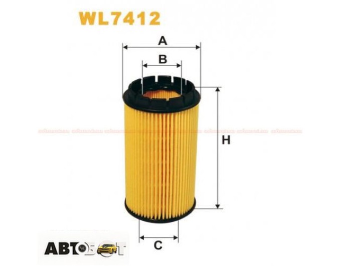 Масляный фильтр WIX WL7412, цена: 301 грн.