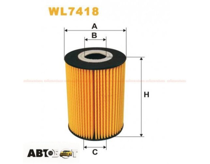 Фільтр оливи WIX WL7418, ціна: 396 грн.