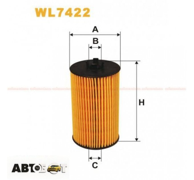 Масляный фильтр WIX WL7422, цена: 239 грн.