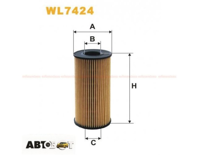 Фільтр оливи WIX WL7424, ціна: 287 грн.