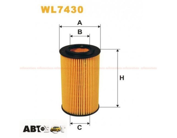 Фільтр оливи WIX WL7430, ціна: 271 грн.