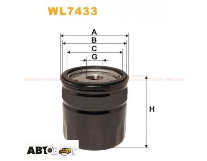 Масляный фильтр WIX WL7433, цена: 300 грн.