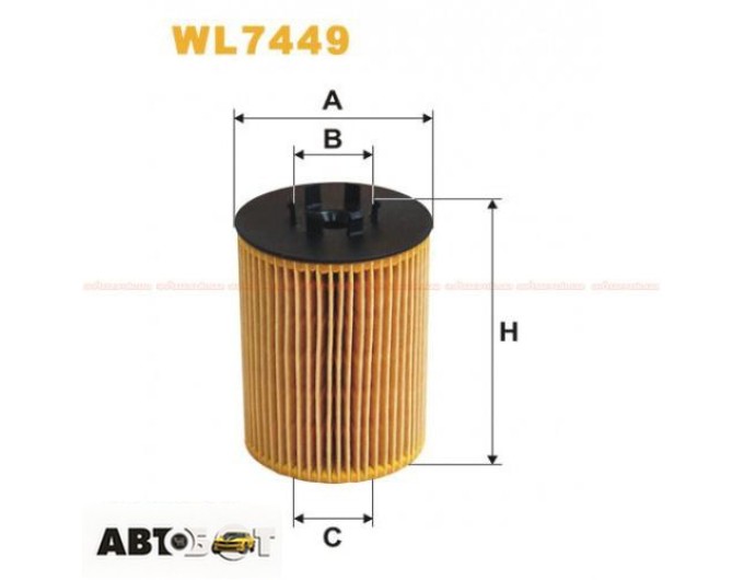 Масляный фильтр WIX WL7449, цена: 505 грн.