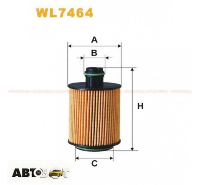 Фільтр оливи WIX WL7464, ціна: 258 грн.