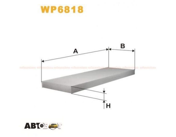 Салонний фільтр WIX WP6818, ціна: 304 грн.
