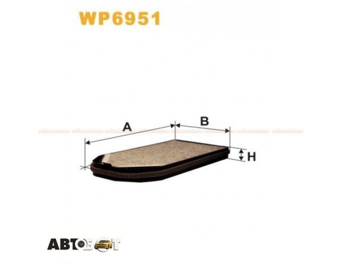 Салонный фильтр WIX WP6951, цена: 2 601 грн.