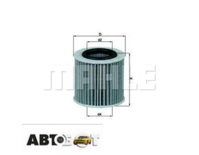 Масляный фильтр MAHLE OX 360D, ціна: 570 грн.