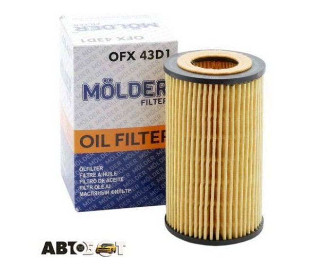 Фільтр оливи Molder OFX43D1, ціна: 230 грн.