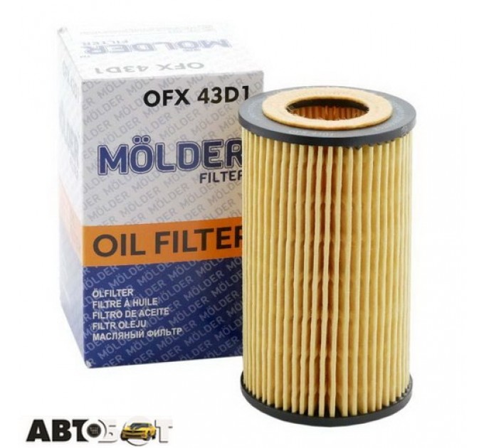 Фільтр оливи Molder OFX43D1, ціна: 166 грн.