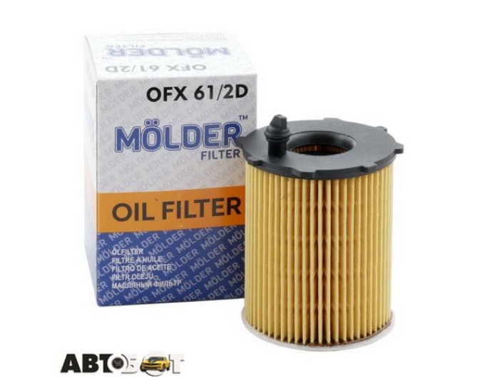 Фільтр оливи Molder OFX61/2D, ціна: 279 грн.