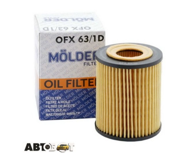 Фільтр оливи Molder OFX63/1D, ціна: 215 грн.