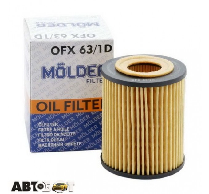 Фільтр оливи Molder OFX63/1D, ціна: 155 грн.